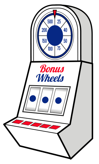 Multigame Machine-bonus wheel