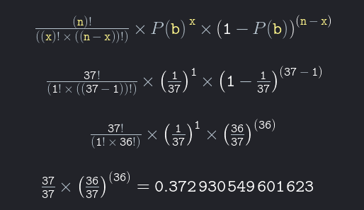 probability equation