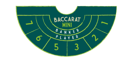 Mini Baccarat Table