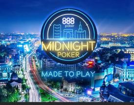 Midnight Poker revine pe 15 septembrie, sponsorizat de 888casino!