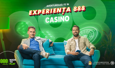 888Casino face echipă cu Răzvan și Dani