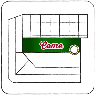 Craps Come Layout
