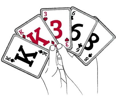 mână la video poker 6